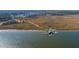 Scenic aerial view of waterfront community pier and dock at 2305 Sturgeon, Johns Island, SC 29455