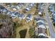 Neighborhood aerial view of charming homes in a quiet, green residential area at 2305 Sturgeon, Johns Island, SC 29455