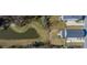 An aerial view of a home with a pond in the backyard at 2305 Sturgeon, Johns Island, SC 29455