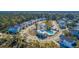 Aerial view of community pool, lake and neighborhood homes at 2305 Sturgeon, Johns Island, SC 29455