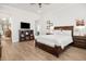 Comfortable main bedroom with wood floors and ensuite bathroom access at 2305 Sturgeon, Johns Island, SC 29455