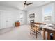 Bright office space featuring a ceiling fan, natural light, and a wooden desk, perfect for working from home at 2305 Sturgeon, Johns Island, SC 29455