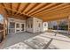 Covered patio featuring a concrete floor, timber framework, and great lighting at 2461 Fulford Ct, Mount Pleasant, SC 29466