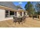 Inviting wooden deck with an outdoor dining area, perfect for summer meals at 316 Anadale Ct, North Charleston, SC 29418