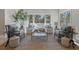 Cozy living room with jute rug, and stylish seating arrangement at 316 Anadale Ct, North Charleston, SC 29418