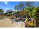 Relaxing outdoor deck features stylish seating, perfect for entertaining guests at 316 Anadale Ct, North Charleston, SC 29418