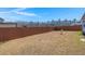 Expansive backyard featuring a wooden fence providing privacy with a view of the tree line in the distance at 316 Knawl Road, Moncks Corner, SC 29461