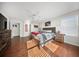 Spacious main bedroom featuring hardwood floors, ceiling fan, and natural light at 362 Sanctuary Park Dr, Summerville, SC 29486