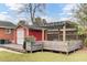 Backyard deck and pergola seating area at 4203 Marilyn Dr, North Charleston, SC 29418