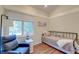 Bright bedroom features a trundle bed, recliner, and seaside decor at 482 Sea Cloud Cir, Edisto Island, SC 29438
