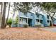 Charming two-story condo with light blue siding and a well-maintained front yard at 482 Sea Cloud Cir, Edisto Island, SC 29438