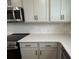Close-up of the kitchen featuring granite counters and stainless steel appliances at 5126 Double Eagle, Summerville, SC 29485