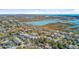 Breathtaking aerial view capturing coastal homes nestled amid lush trees and serene waterfront at 744 Gate Post Dr, Mount Pleasant, SC 29464
