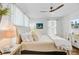 Airy primary bedroom featuring bright light, natural accents, and soft textiles at 744 Gate Post Dr, Mount Pleasant, SC 29464