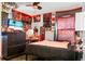 Unique bedroom decor with TV, overhead fan, and warm lighting at 103 Sprucewood Dr, Summerville, SC 29485