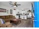 Inviting living room seamlessly flows into a bright kitchen with modern appliances at 103 Sprucewood Dr, Summerville, SC 29485