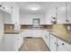Spacious kitchen featuring white cabinets and countertops at 107 Four Iron Dr, Summerville, SC 29483
