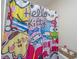 Bathroom boasting a shower with a Hello Kitty-themed shower curtain at 138 Hidden Palms Blvd, Summerville, SC 29485