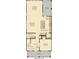 First floor plan showing an open layout, kitchen, dining, Gathering and study room, with a powder room and patio at 138 Maritime Way, Summerville, SC 29485