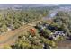 Scenic aerial shot showcases home within serene marsh and river waterfront community at 1409 Dune Loft Villas, Seabrook Island, SC 29455
