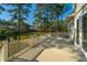 Spacious deck overlooking the serene water views and lush landscape at 1427 Shell Fish Ct, Mount Pleasant, SC 29466