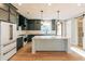 Kitchen featuring a large island, pendant lighting, and stainless steel appliances at 143 Harvest Way, Walterboro, SC 29488