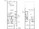 Detailed floor plan showcasing the layout of a two-story house, including bedrooms and living spaces at 149 Cantona Dr, Summerville, SC 29483