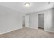 This bedroom features neutral colors, carpeted floors, a closet, and a ceiling light at 159 Cantona Dr, Summerville, SC 29483