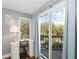 Bright office area with large balcony sliding glass doors at 1638 Live Oak Park, Seabrook Island, SC 29455