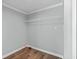 Empty walk-in closet with wire shelving and neutral paint, ready for organization at 1657 Short Cut Rd, Cross, SC 29436