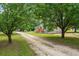 Scenic driveway flanked by lush trees leads to a welcoming home at 1657 Short Cut Rd, Cross, SC 29436