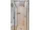 This tiled shower boasts glass enclosure and a built-in niche for a sleek and modern bathing experience at 172 Mary Ellen Dr, Charleston, SC 29403