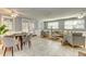 Finished basement offers a comfortable seating area and a game table at 1886 Capri Dr, Charleston, SC 29407