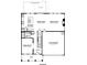Layout of the first floor featuring an open-concept kitchen, dining area, great room, and a two-car garage at 2030 Mcguire Ln # 008, Hollywood, SC 29449