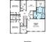 Second floor layout with three bedrooms, a loft, laundry room, and a primary suite with walk-in closet and bath at 2030 Mcguire Ln # 008, Hollywood, SC 29449