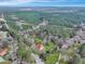 Aerial view showing the house surrounded by lush forest land at 242 Weathers Farm Rd, Bowman, SC 29018