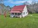 Aerial view of the home showing the lush green lawn at 242 Weathers Farm Rd, Bowman, SC 29018