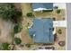 Bird's-eye view of a home with a wooden deck, featuring a landscaped backyard and a private driveway at 2788 Carolina Isle Dr, Mount Pleasant, SC 29466