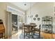 Cozy breakfast nook with sliding glass doors leading to deck and a decorative chandelier at 2788 Carolina Isle Dr, Mount Pleasant, SC 29466