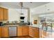 Spacious kitchen featuring stainless steel appliances, granite countertops, and seamless access to the breakfast nook at 2788 Carolina Isle Dr, Mount Pleasant, SC 29466