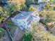 Bright aerial view of a two-story home with a charming gray roof at 3204 Waterway Blvd, Isle of Palms, SC 29451