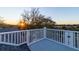 Outdoor balcony offers sunset views and privacy panels at 3204 Waterway Blvd, Isle of Palms, SC 29451