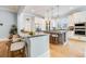 Spacious kitchen featuring a large island, stainless steel appliances, and seamless flow to other living spaces at 3204 Waterway Blvd, Isle of Palms, SC 29451