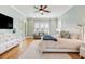 Spacious main bedroom featuring a cozy sitting area and lots of natural light at 3204 Waterway Blvd, Isle of Palms, SC 29451