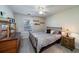 Cozy bedroom with a ceiling fan, window, and neutral decor at 3425 Oxfordshire Ln, Mount Pleasant, SC 29466