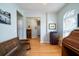 Comfortable sitting room with natural light and hardwood floors at 3425 Oxfordshire Ln, Mount Pleasant, SC 29466