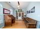Comfortable sitting room with natural light and hardwood floors at 3425 Oxfordshire Ln, Mount Pleasant, SC 29466