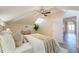 Bedroom featuring soft, neutral tones, a plush bed, and natural light from a skylight at 4009 Ballovista Rd, Johns Island, SC 29455