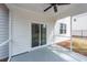 Screened patio offers an inviting outdoor living space with sliding glass door at 413 Renau Blvd, Summerville, SC 29483