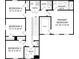 Second floor plan displaying the bedrooms, bathrooms and laundry room at 4159 Rising Tide Dr, Summerville, SC 29485